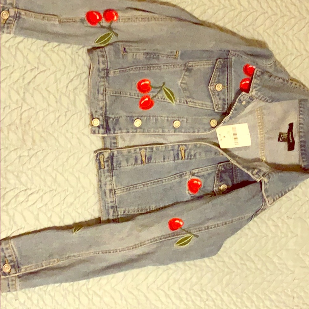 Cherry Denim Forever 21 Jacket